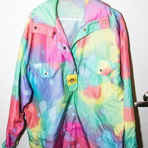Tye-Dye Retro Windbreaker, size XL